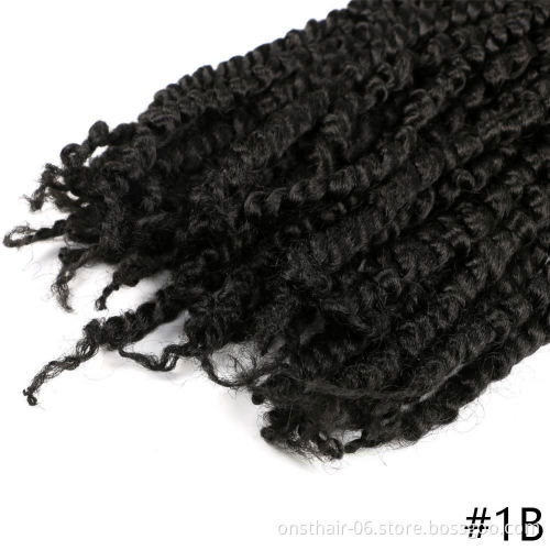 Passion Twist Braids Xtwo Crochet Braiding Hair Synthetic Crochet Hair Extensions High Temperature Fiber Braiding Hair For Women